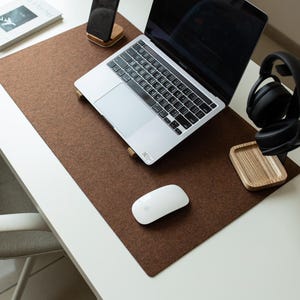 Felt Desk Mat, Felt Table Cover, Keyboard Pad, Office Organization, Desk Mouse Pad, Large Desk Pad, Desk Accessories, Table Mat, Cozy Gifts