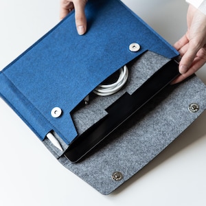 Case for Remarkable Tablet, Tech Accessories, Felt Sleeve for Paper Pure with Pen Pocket, Tablet Sleeve Case Felt Tablet Sleeve New Job Gift