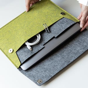 Surface-fodral, skogsgrönt Surface-fodral, fodral för Surface Laptop, laptoptillbehör, MS Surface Laptop, filtfodral för laptop, present till nytt jobb