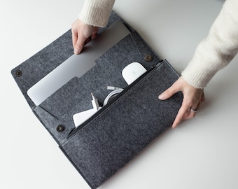 Custodia Surface, custodia per laptop Microsoft Surface, accessori tecnologici, custodia in feltro Surface, custodia per laptop, laptop Surface da 15 pollici, regalo per clienti