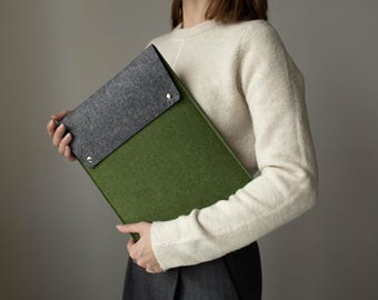 Funda de fieltro para portátil a medida, funda personalizada para portátil, funda delgada para portátil, accesorios para portátil, funda de fieltro para MacBook