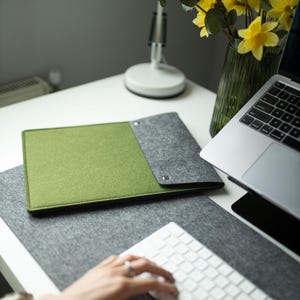 Custodia per MacBook, custodia in feltro per laptop Macbook M1, accessori per laptop, custodia carina per laptop, accessori da scrivania, borsa per laptop, regalo per colleghi