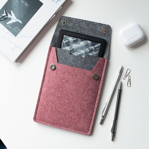 Kindle Sleeve, Cute Kindle Sleeve, Padded Kindle Case, Kindle Accessories, Kindle Cover, Ereader Accessories, Gift For Book Lovers Pink