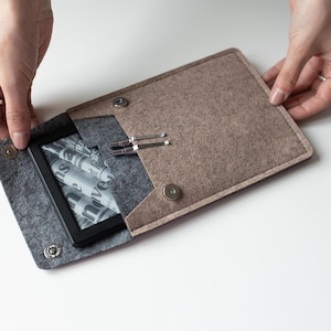 Kindle Sleeve, Kindle Oasis Case, Felt Tablet Case, eReader Accessories, PaperWhite Case, Felt Kindle Sleeve Kindle Lover Gift eReader Cover