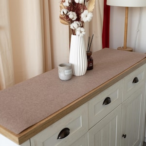 Alfombrilla de escritorio de fieltro a medida, protección para tablet, decoración sencilla para mesa, alfombrilla para mesita de noche, protector de muebles, accesorios de escritorio, regalo de inauguración de casa