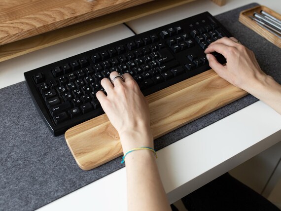 Repose-poignet En Bois, Repose-poignet Pour Clavier Avec Branche D'arbre, Repose-poignet Personnalisé, Accessoires De Bureau, Repose-poignet, Cadeau De Noël Pour Collègue - France