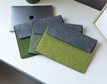 Housse pour MacBook, Housse en feutre pour ordinateur portable, Accessoires MacBook, Housse pour MacBook Pro, Étui pour ordinateur portable, Accessoires technologiques, Housse en feutre pour MacBook, Cadeau d'entreprise