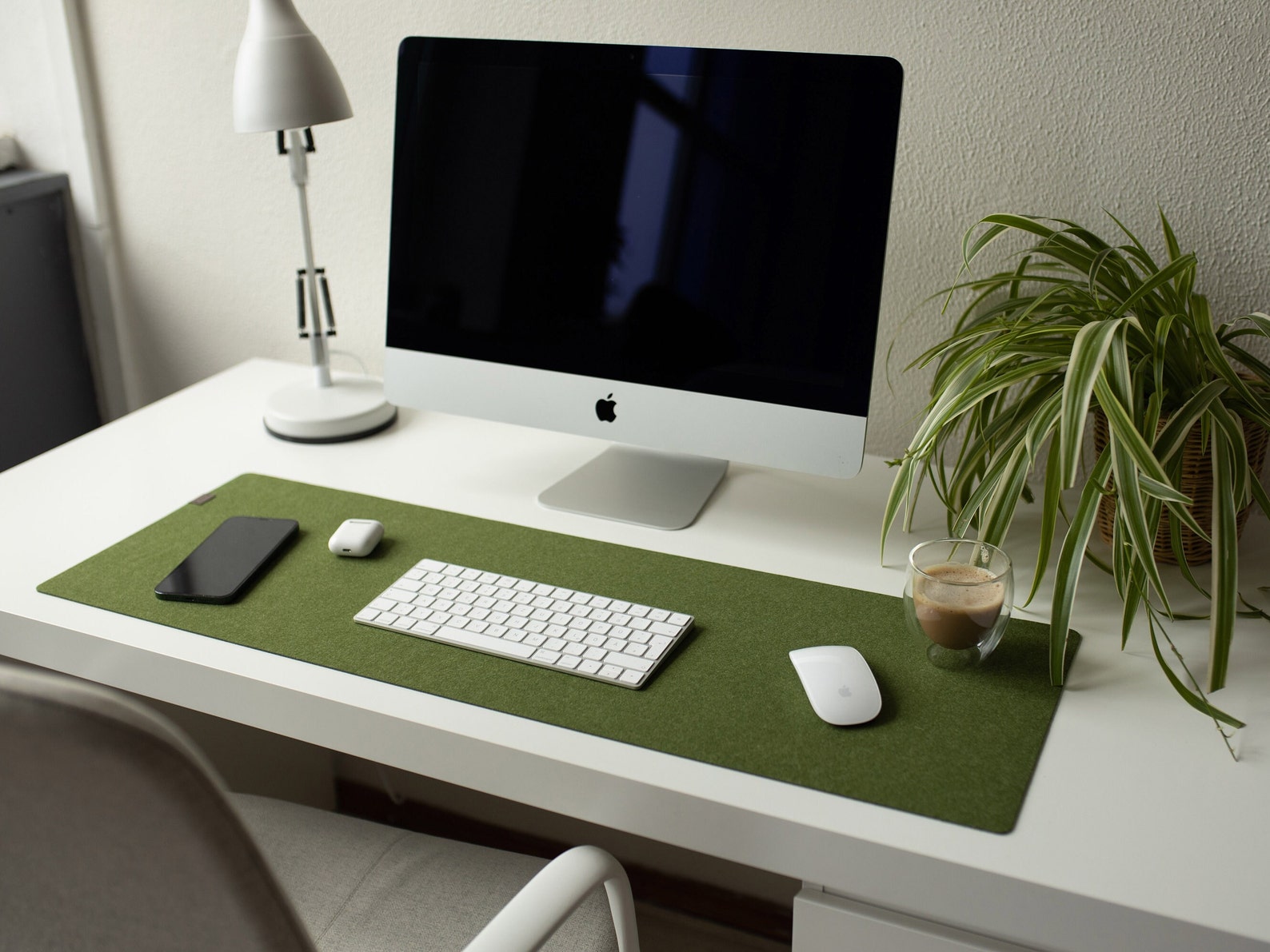 Felt Desk Mat, Keyboard Pad, Desk Accessories, Computer Desk Mat ...