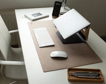 Alfombrilla de fieltro para escritorio, alfombrilla para teclado, accesorios de escritorio, alfombrilla para ordenador, accesorios para teclado, alfombrilla grande para escritorio, alfombrilla bonita para escritorio, regalo para el mejor amigo del trabajo.