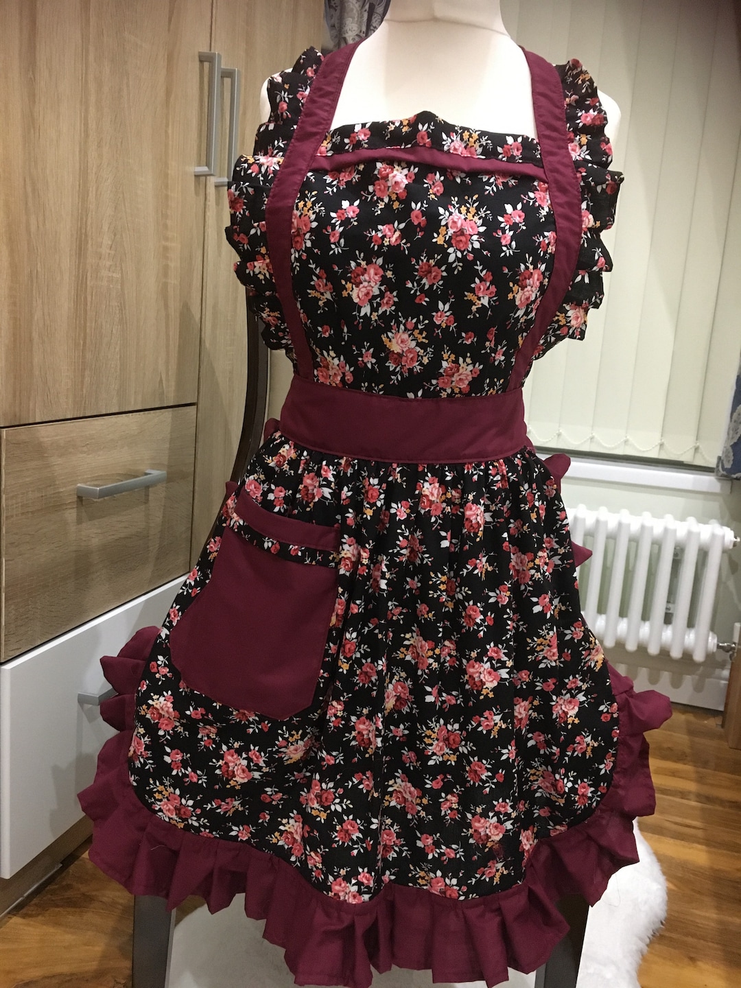 エプロン・三角巾 old kewpie Vintage Apron エプロン・三角巾 old kewpie Vintage Apron Handmade Victorian Style