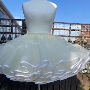 chinese dress ladies Petticoat Skirt for Women Under Dress Petticoat Under Skirt for Dress 37.4  Inch White Crinoline Underskirt with Adjustable Waistline Short Petticoat  for Wedding Bridal Evening Wedding Dress Ball Gown : Amazon.ca: Clothing, main image 1