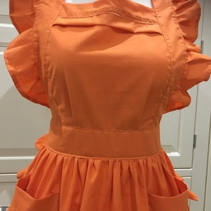 Handmade Made to Order Victorian Retro Style Vintage Orange Detailed ...