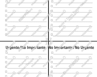 Formato Vertical para reMarkable 2 | Lista de tareas diarias | Establecimiento de objetivos | tinta electrónica | Diario