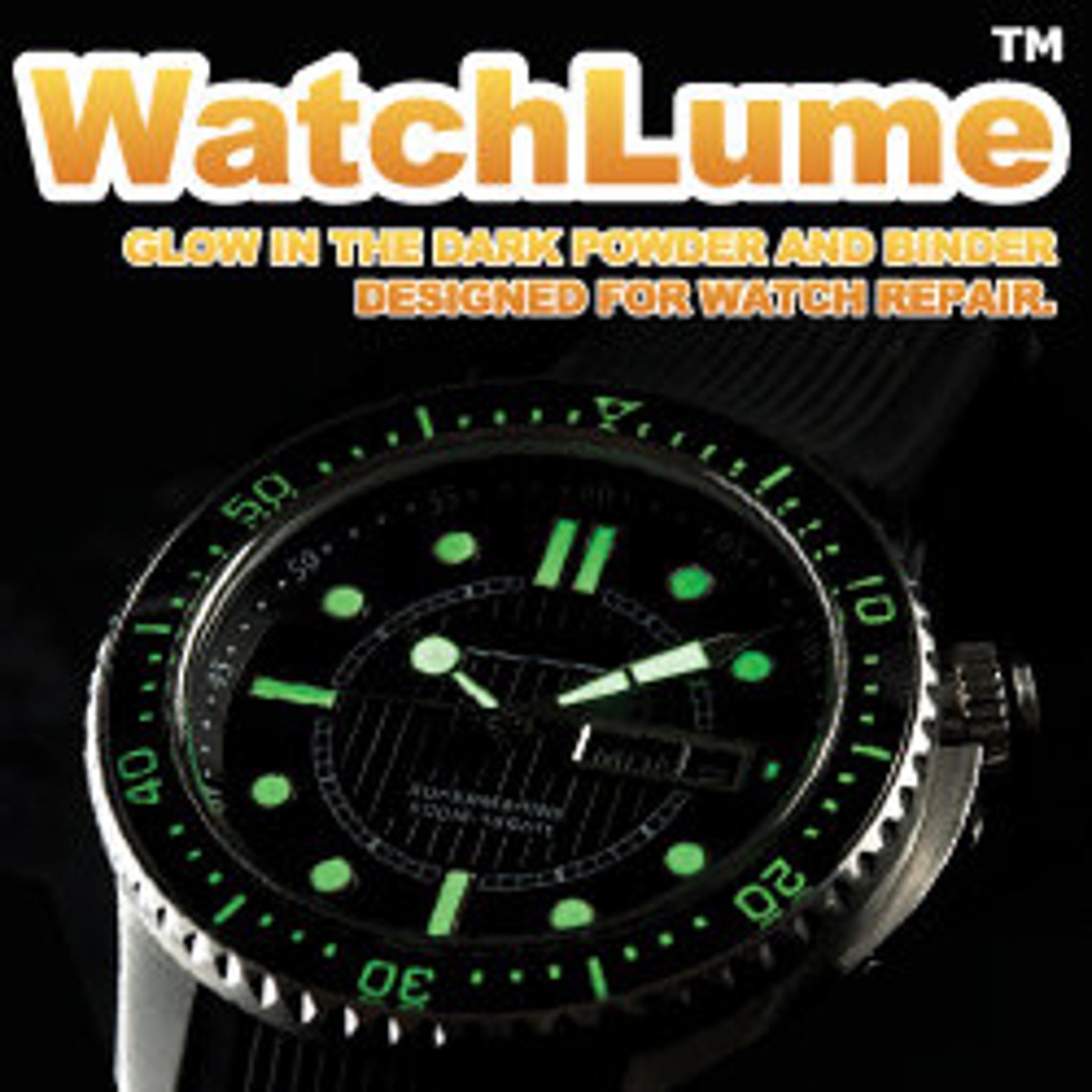 WATCH LUME ™ Blue Glow in the Dark Paint Luminous Paste Kit. Etsy