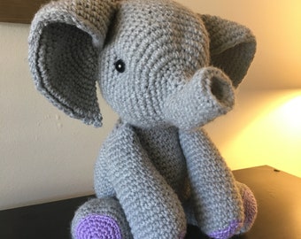 Crochet Elephant Plush