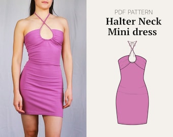 sachin and babi light blue dress How to make a halter dress {easy sewing tutorial!}