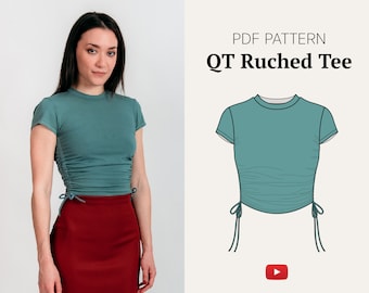 Ruched Baby T-shirt #QTdiytee