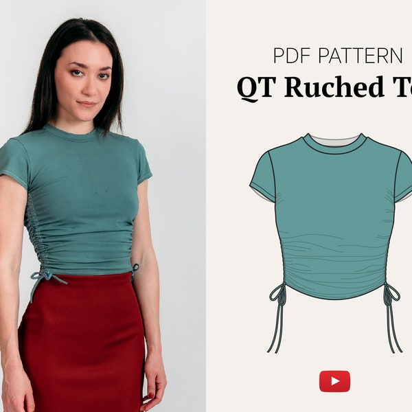 Ruched Baby T-shirt #QTdiytee