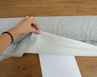 Gray Cotton Sweat Fabric for Hoodies, Sweatpants