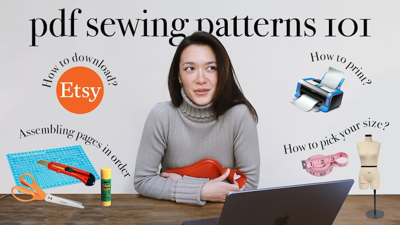 Slim Fit High Waisted Pants Doretta Digital Download PDF Sewing Pattern image 10