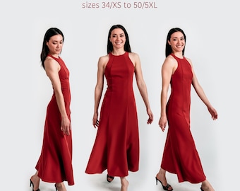 Beatrix Sleeveless Sporty Flare Midi Dress #beatrixdiydress