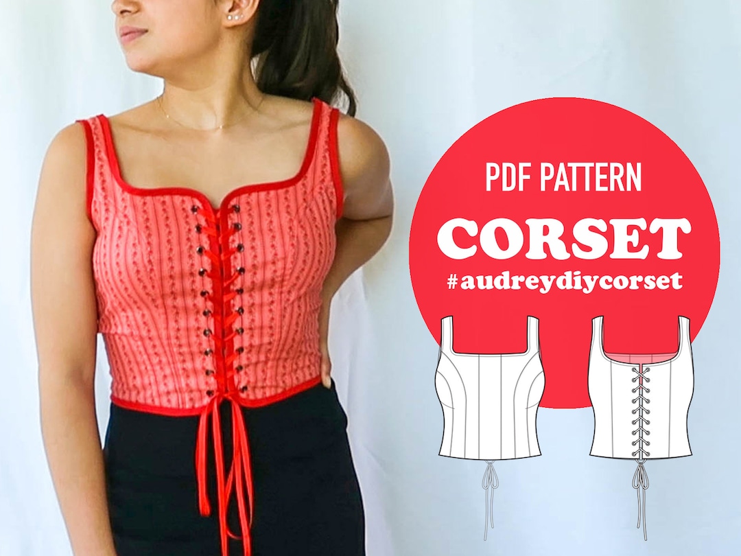 Corset audreydiycorset PDF Sewing Pattern -  Australia