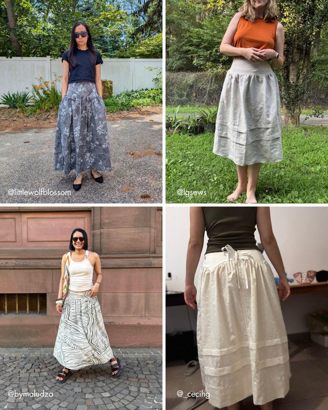 Basque Waist Pattern Basque Waist Gathered Skirt Amabel PDF Sewing Pattern - Etsy Australia