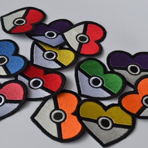 Heart Shaped Iron-on Patches