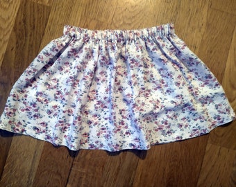 Jupe "Rosa" / Taille 3-4 ans / motif fleurs