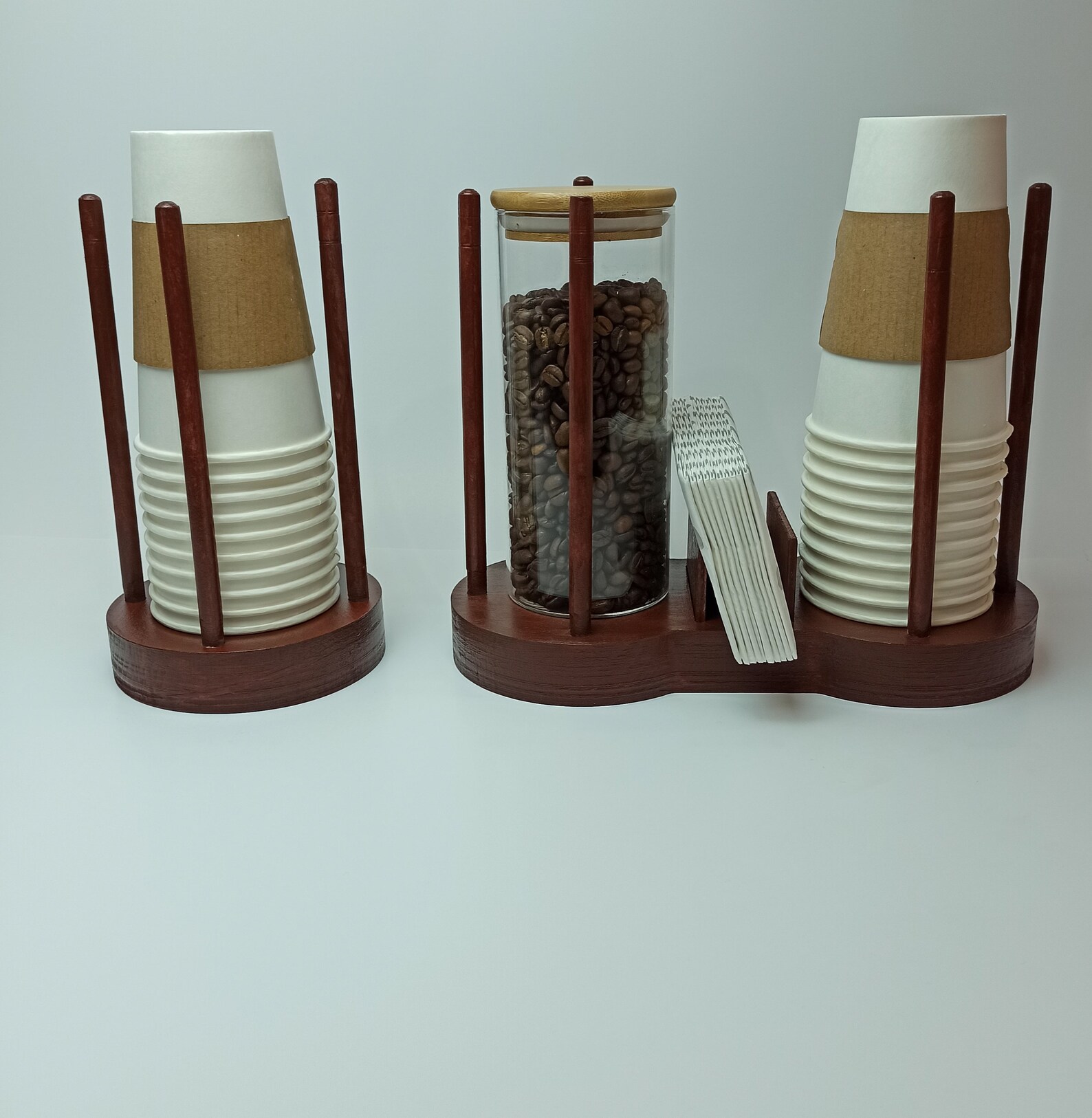 New style wooden BROWN cup holder Brown Cup holder Wooden Etsy