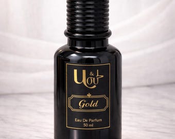 Luxury Perfume Spray 50ml | Gold | Long Lasting Eau de Parfum | Intense Men’s Fragrance