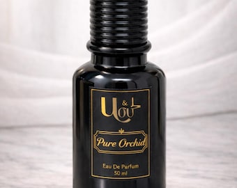Perfume de lujo en spray 50 ml / Orquídea pura / Perfume elegante para mujer