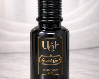Perfume de lujo en spray 50 ml / Sweet Girl / Perfume de mujer dulce y sensual