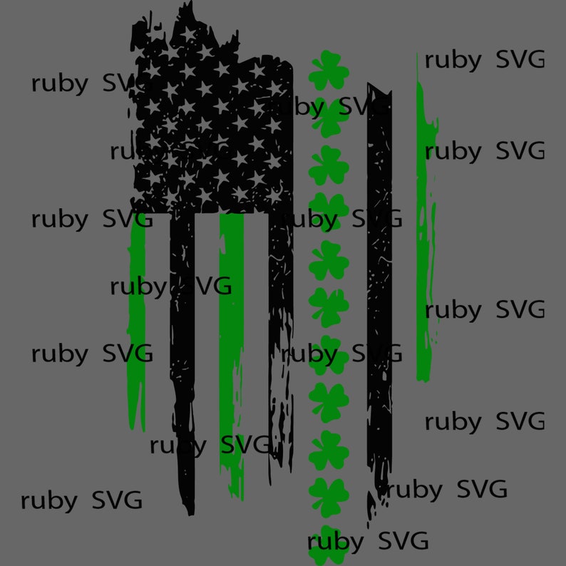 Download Irish Svg Shamrock American Flag Irish Design Graphic For Cricut Silhouette 2 Color Svg Png Dxf Pdf St Patricks Day Svg File Art Collectibles Digital Prints Vadel Com