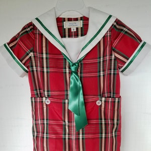 Boy&#39;s Quality Hand Made Heirloom  Romper, Two Piece Shirt and Shorts, Size 2T