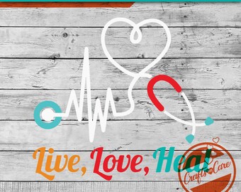 Free Free 223 Live Love Nurse Svg SVG PNG EPS DXF File