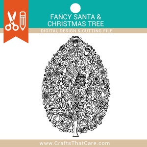 CHRISTMAS | Partridge In A Pear Tree, SVG Cutting Files, Digital File, Vector, Cricut, Silhouette, Instant Download