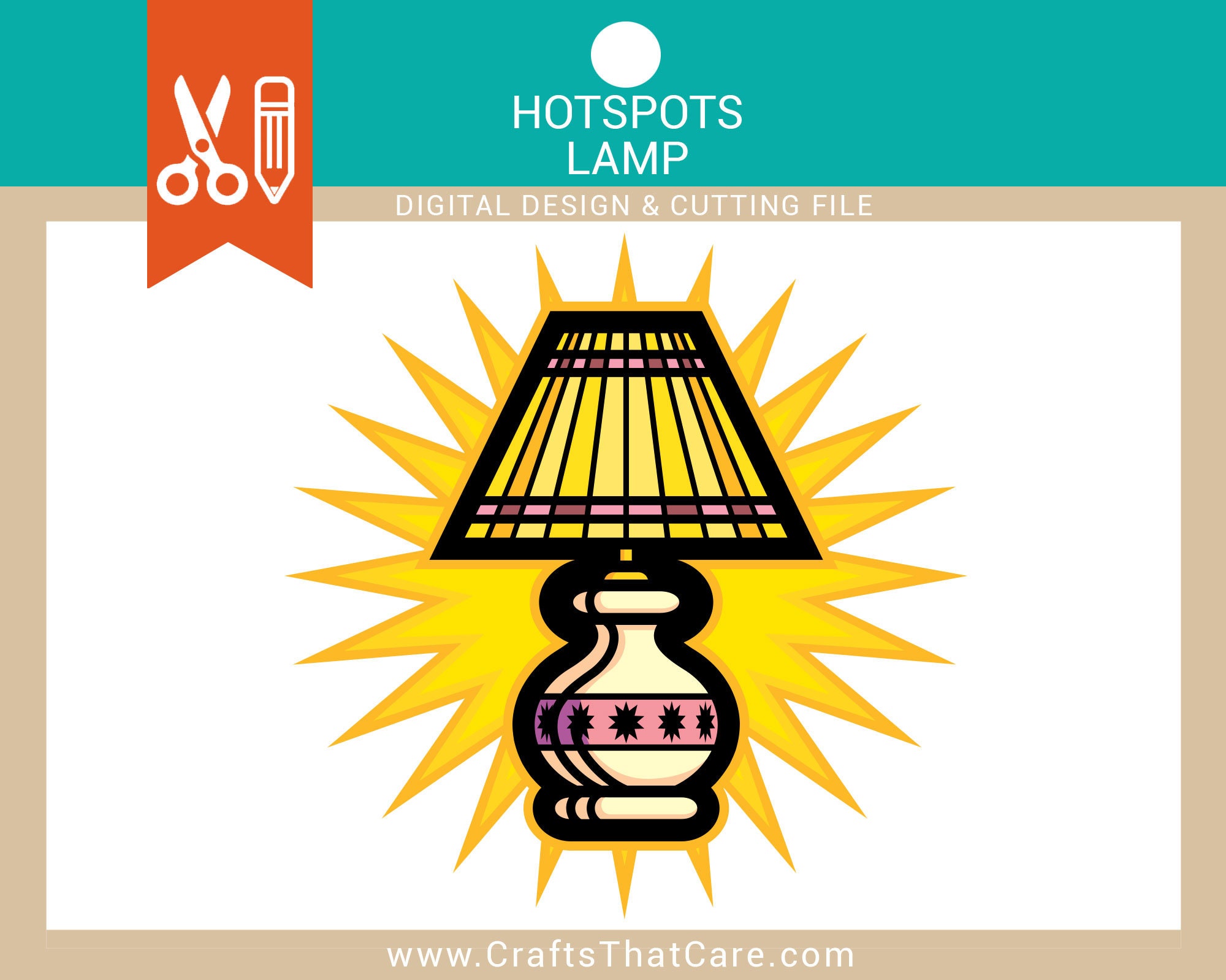 Lamp Shade Coloring Page