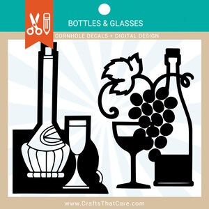 SPIRITS | wine decanter, grapes, wine glass, wine bottle, wine svg, bottle of wine