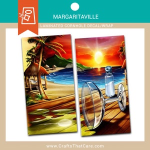 BEACH LIFE | Cornhole board decal design, Margaritaville, Beach, Beachy Cornhole Board Wraps, Cornhole Stickers Design, Cornhole Decals
