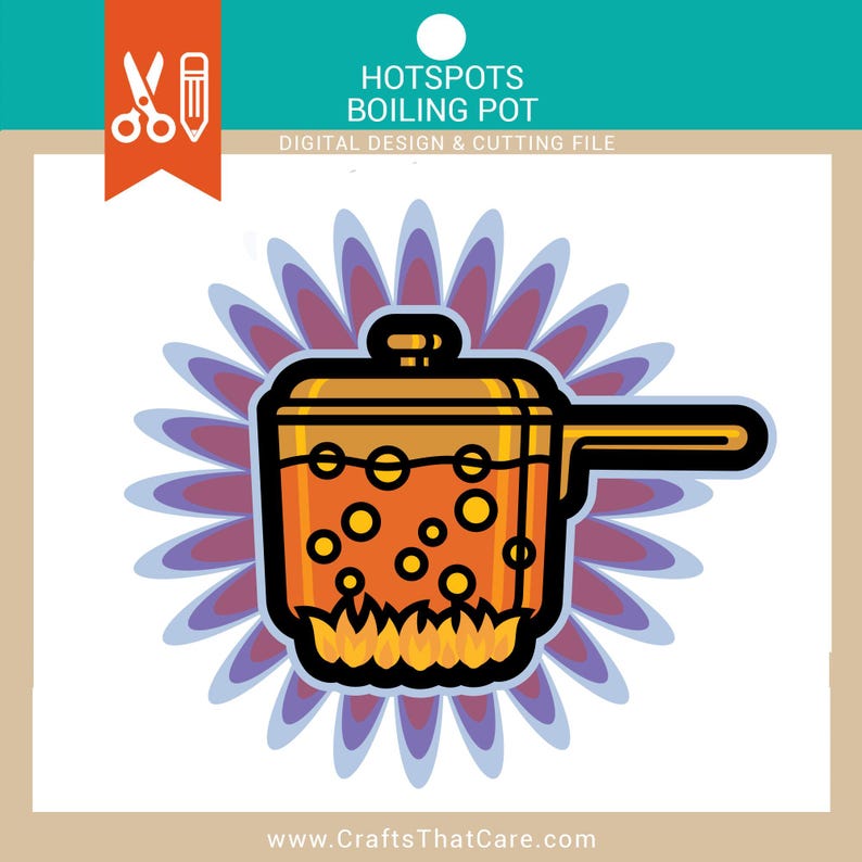 HOT SPOTS Boiling Pot SVG, Stove, Hot Pot, Boiling Point, Recipe
