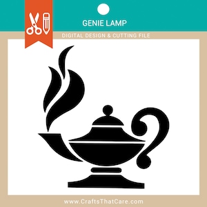 GENIE LAMP | Oil lamp Svg, Lamp Svg, Genie lamp Svg, Aladdin lamp Svg, Aladdin Lamp Clipart, Oil Lamp cut file, Cricut, Silhouette. svg, png