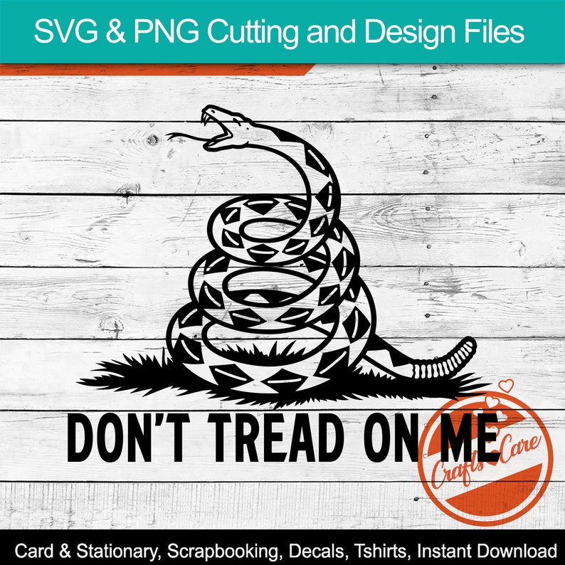 Download Don't Tread On Me Gadsden Flag SVG PNG Digital | Etsy