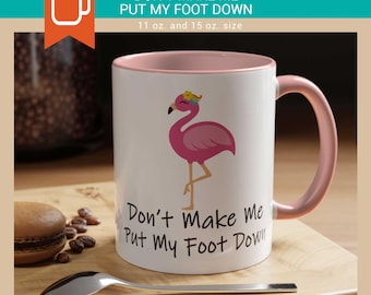 BEACH & POOL LIFE | Flamingo mug, Flamingo Gift, Flamingo Coffee Mug, Flamingo Lover Mug, Gift for Her, Flamingo Accent Mug, Funny Sayings