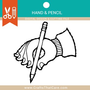 HÄNDE | Hand hält einen Bleistift, Schriftsteller, Journalismus