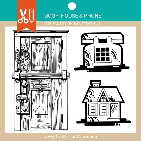 HOME, GARDEN & TOOLS | Security door, house and landline phone