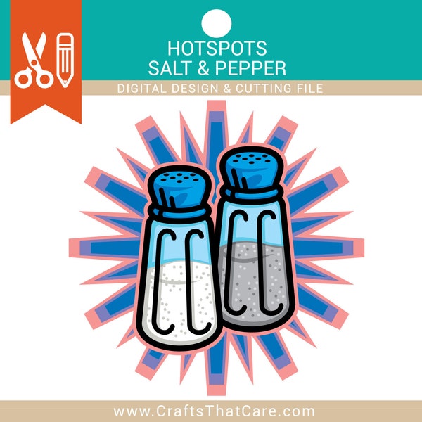 HOT SPOTS | Salt and pepper shakers svg, salt and pepper grinder, salt and pepper diamond ring