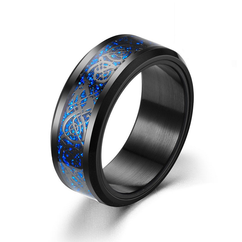 Celtic Dragon Rings Spinner Rings Legend of the Dragon Rings - Etsy