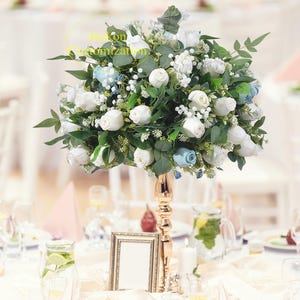 Restaurant Wedding Party Backdrop Table Flower Ball Decor Table Flower Centerpiece Table Runner For Wedding Business Party Table Decor