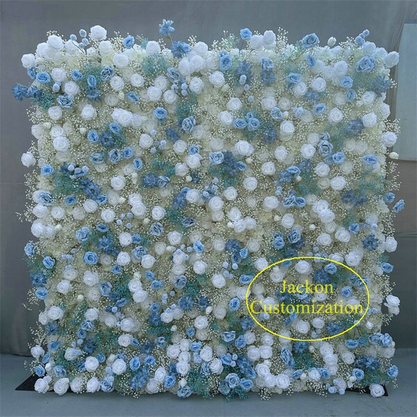 Wedding Blue Flower Backdrop - Etsy